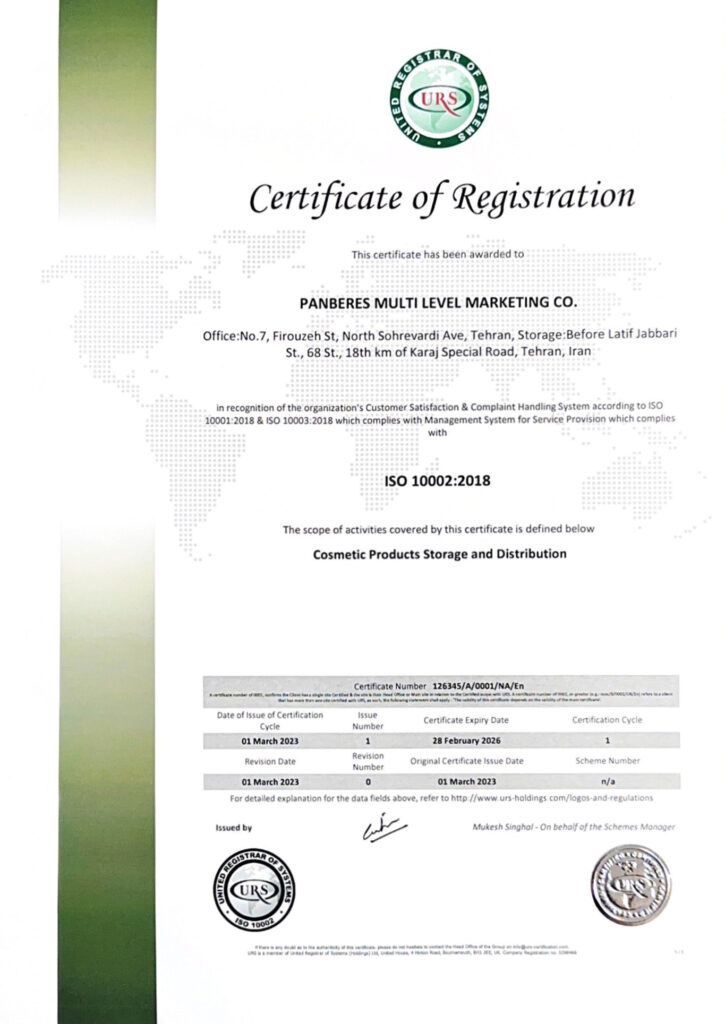 PMLM Certificate of Registration